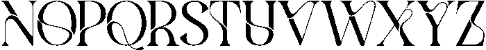 Aesthetic Reflection Regular otf (400) Font UPPERCASE
