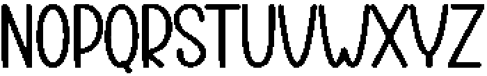 Aesthetic Regular otf (400) Font UPPERCASE