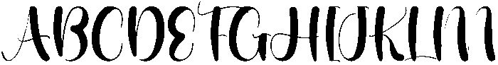 Aesthetic Regular otf (400) Font UPPERCASE