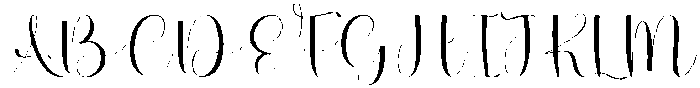 Aesthetic Regular otf (400) Font UPPERCASE