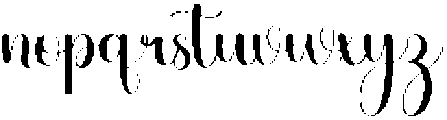 Aesthetic Regular otf (400) Font LOWERCASE