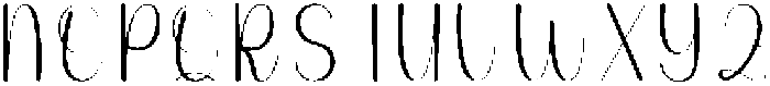 Aesthetic Regular otf (400) Font UPPERCASE