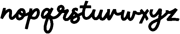 Aesthetic Regular otf (400) Font LOWERCASE
