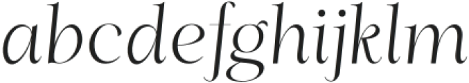 Aesthetic Serif Alternate otf (400) Font LOWERCASE