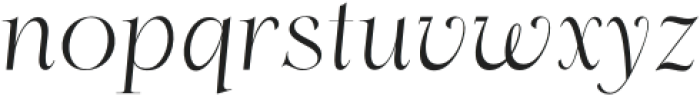 Aesthetic Serif Alternate otf (400) Font LOWERCASE