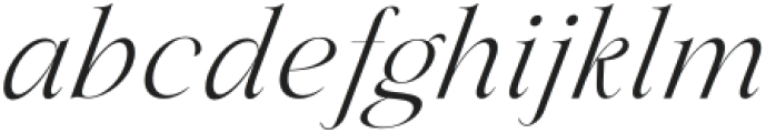 Aesthetic Serif otf (400) Font LOWERCASE