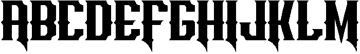 Aesthetic otf (400) Font UPPERCASE
