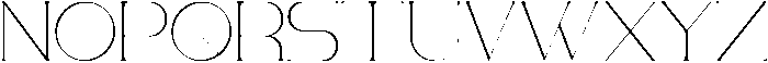Aesthetic otf (400) Font LOWERCASE