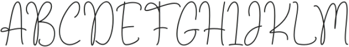 Aesthetical otf (400) Font UPPERCASE