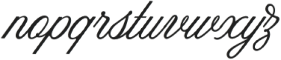 Aesthetics Script otf (400) Font LOWERCASE