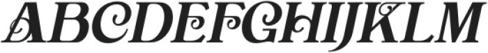 Aesthic Clasic Italic otf (400) Font LOWERCASE
