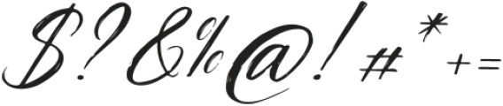 Aestra Jingga Italic otf (400) Font OTHER CHARS