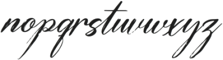 Aestra Jingga Italic otf (400) Font LOWERCASE