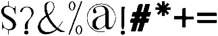 Aethelion Regular otf (400) Font OTHER CHARS