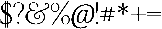 Aether Regular otf (400) Font OTHER CHARS