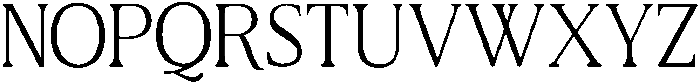 Aether Regular otf (400) Font UPPERCASE