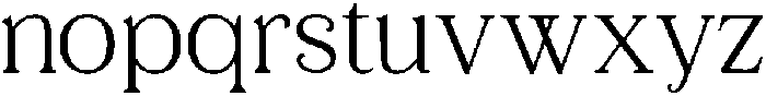 Aether Regular otf (400) Font LOWERCASE