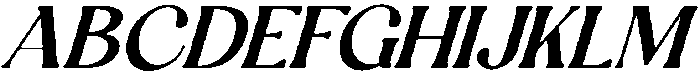 Aexori Italic otf (400) Font UPPERCASE