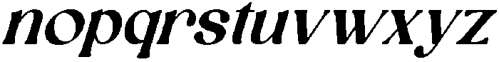Aexori Italic otf (400) Font LOWERCASE