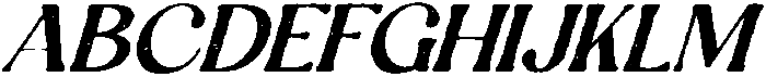 Aexori News Italic otf (400) Font UPPERCASE