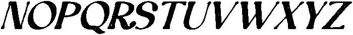 Aexori News Italic otf (400) Font UPPERCASE