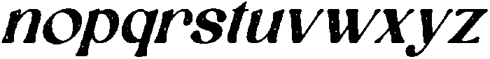 Aexori News Italic otf (400) Font LOWERCASE