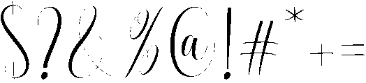 aesthetic otf (400) Font OTHER CHARS