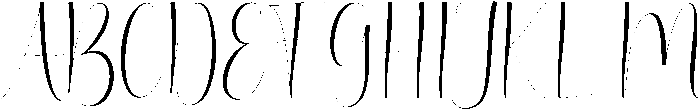 aesthetic otf (400) Font UPPERCASE