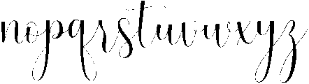 aesthetic otf (400) Font LOWERCASE