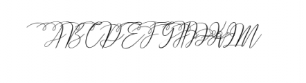 Aerials Stylistic One.ttf Font UPPERCASE