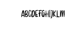 Aerobrush.otf Font UPPERCASE