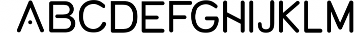AERODI - Modern Sans Serif Font UPPERCASE
