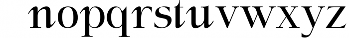 Aerotine Font LOWERCASE