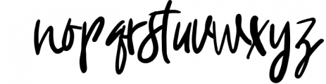 Aescudos - Handwritten Font Font LOWERCASE