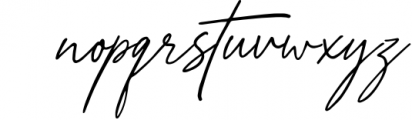 Aesthero - Stylish Signature Script Font LOWERCASE