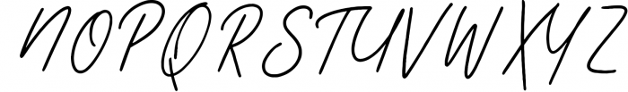 Aesthetik | Handwriting Font Font UPPERCASE