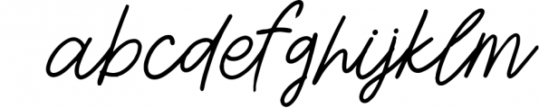 Aesthetik | Handwriting Font Font LOWERCASE