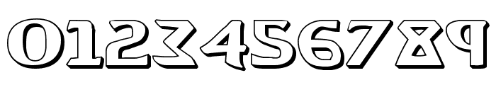 Aegis 3D Font OTHER CHARS