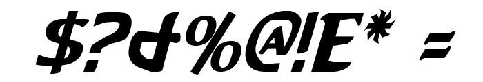 Aegis Condensed Italic Font OTHER CHARS