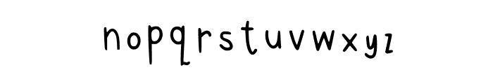 Aegyohomelight Regular Font LOWERCASE