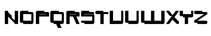 Aeogo Pro Try Bold Font LOWERCASE