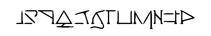 AeridanishScript Font UPPERCASE