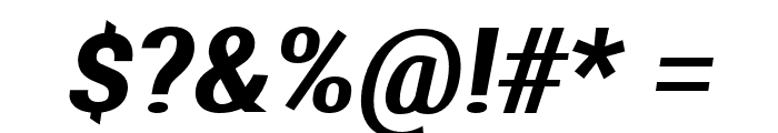 Aerodynamic Bold Oblique Font OTHER CHARS