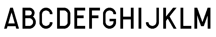 Aeronef Font UPPERCASE