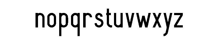 Aeronef Font LOWERCASE