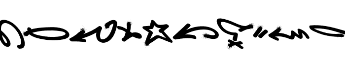 Aerosoldier Spray Symbol PERS Regular Font LOWERCASE