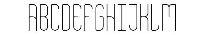 Aesthete Light Font UPPERCASE