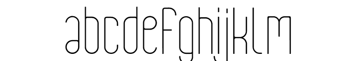 Aesthete Light Font LOWERCASE