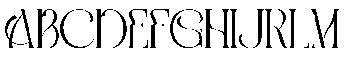 Aesthetic Relations Demo Regular Font UPPERCASE