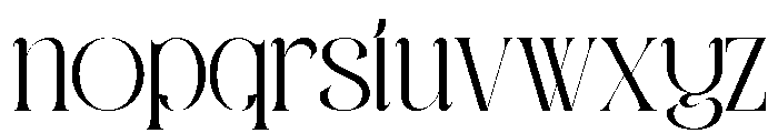Aesthetic Relations Demo Regular Font LOWERCASE